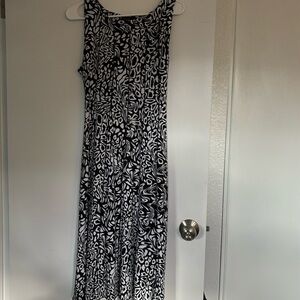 Black/white womens dress, size 12; gently used